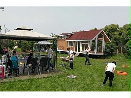 山水悠悠，移動木屋作伴