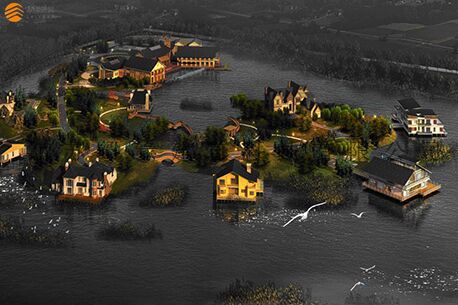 曹妃甸木結構度假酒店别墅