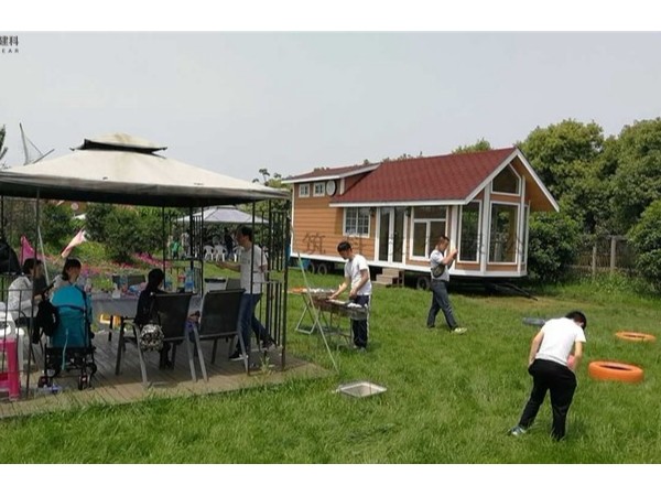 山水悠悠，移動木屋作伴