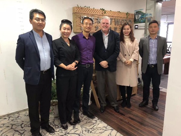 美國俄勒岡州商務代表團來司洽商合作，公司主要領導出席